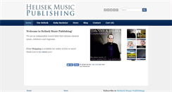 Desktop Screenshot of helisekmusicpublishing.com